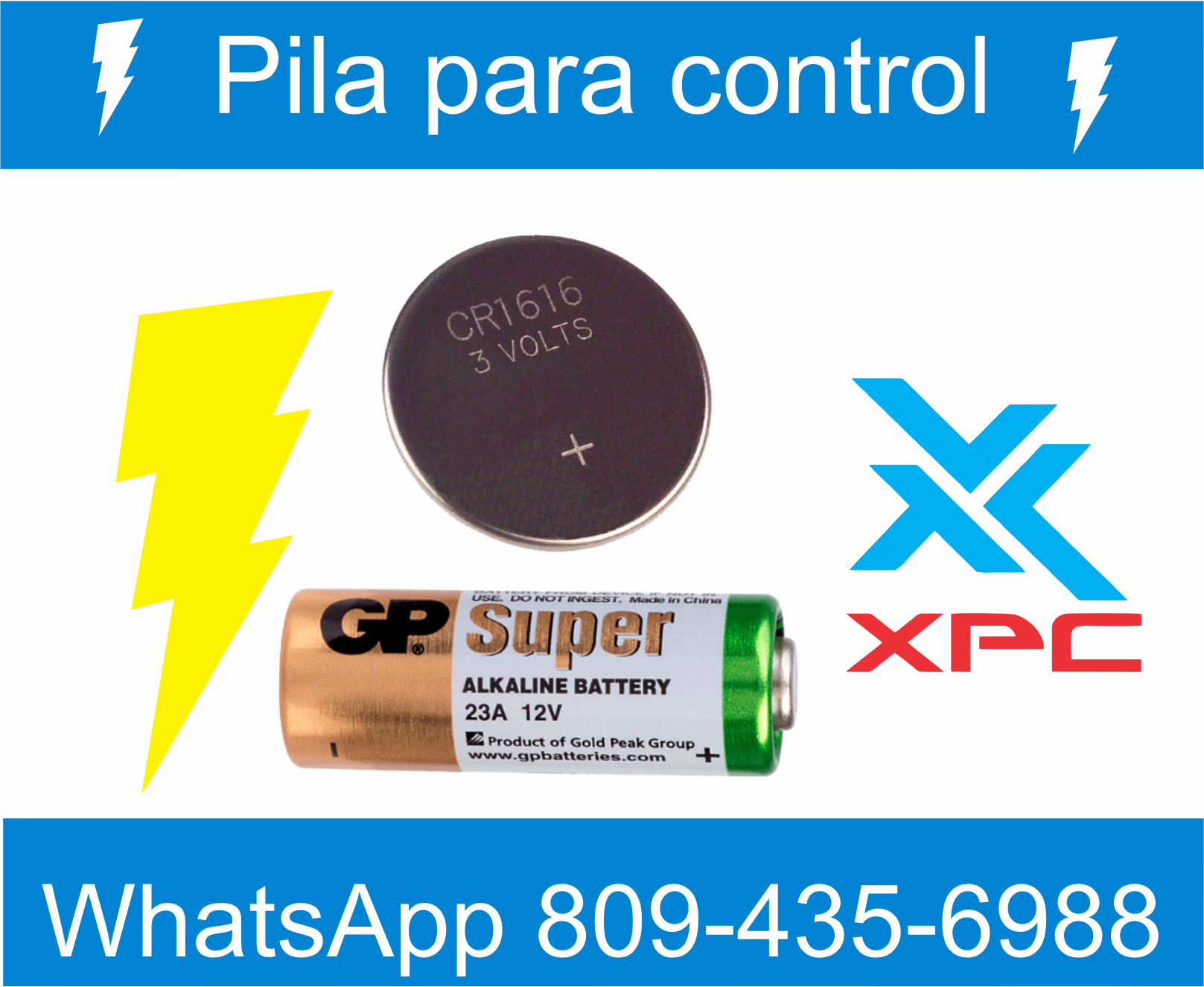 ventas de pila para control 