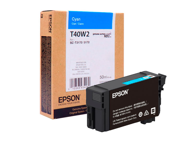 ventas cartucho de tinta T40W2 CYAN