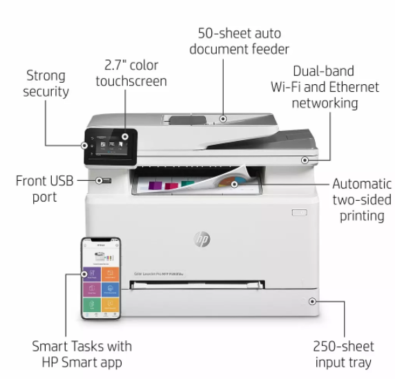 IMPRESORA LASER HP 283fdw