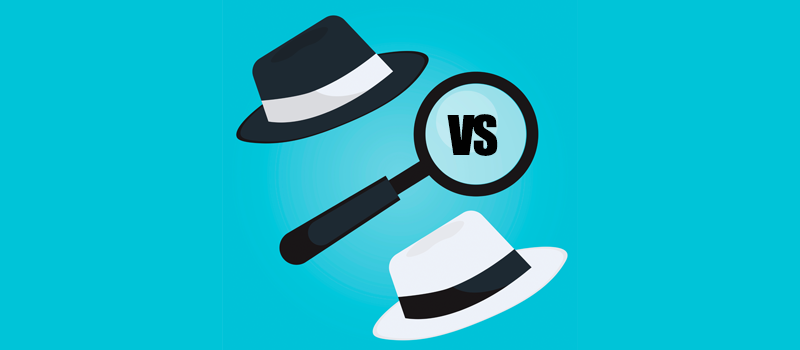 concepto de posicionamiento web white-hat-seo-y-black-hat-seo